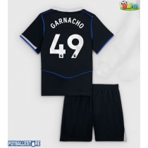 Chelsea Alejandro Garnacho #49 Tredjedraktsett Barn 2025-26 Kortermet (+ Korte bukser)